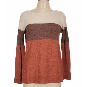 Pink Clover XL Colorblock Long Sleeve Top – Soft Lightweight Knit